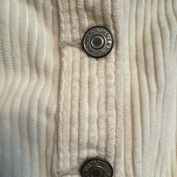 Abercrombie & Fitch Front Button Down Corduroy Skirt - Picture 3 of 6